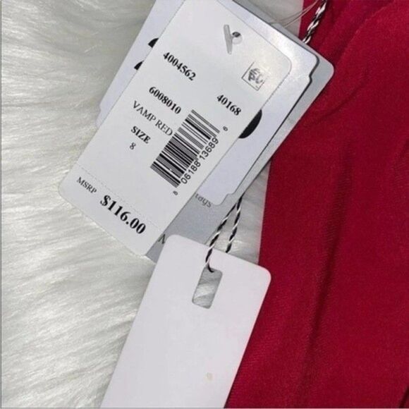 MagicSuit Womens Sz 8 Red Solid Kate Tankini Top - Picture 7 of 8